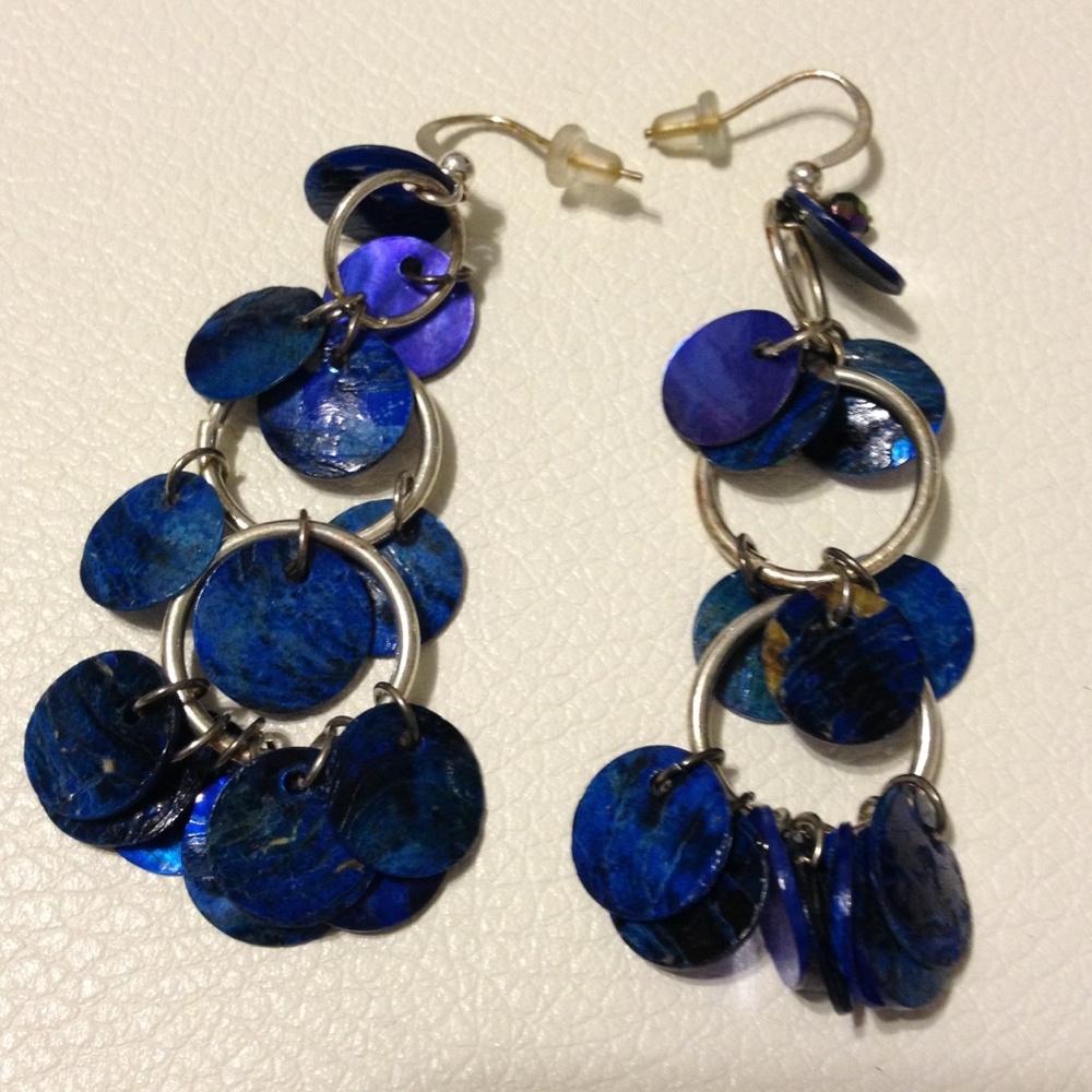 Blue Fashion Earrings